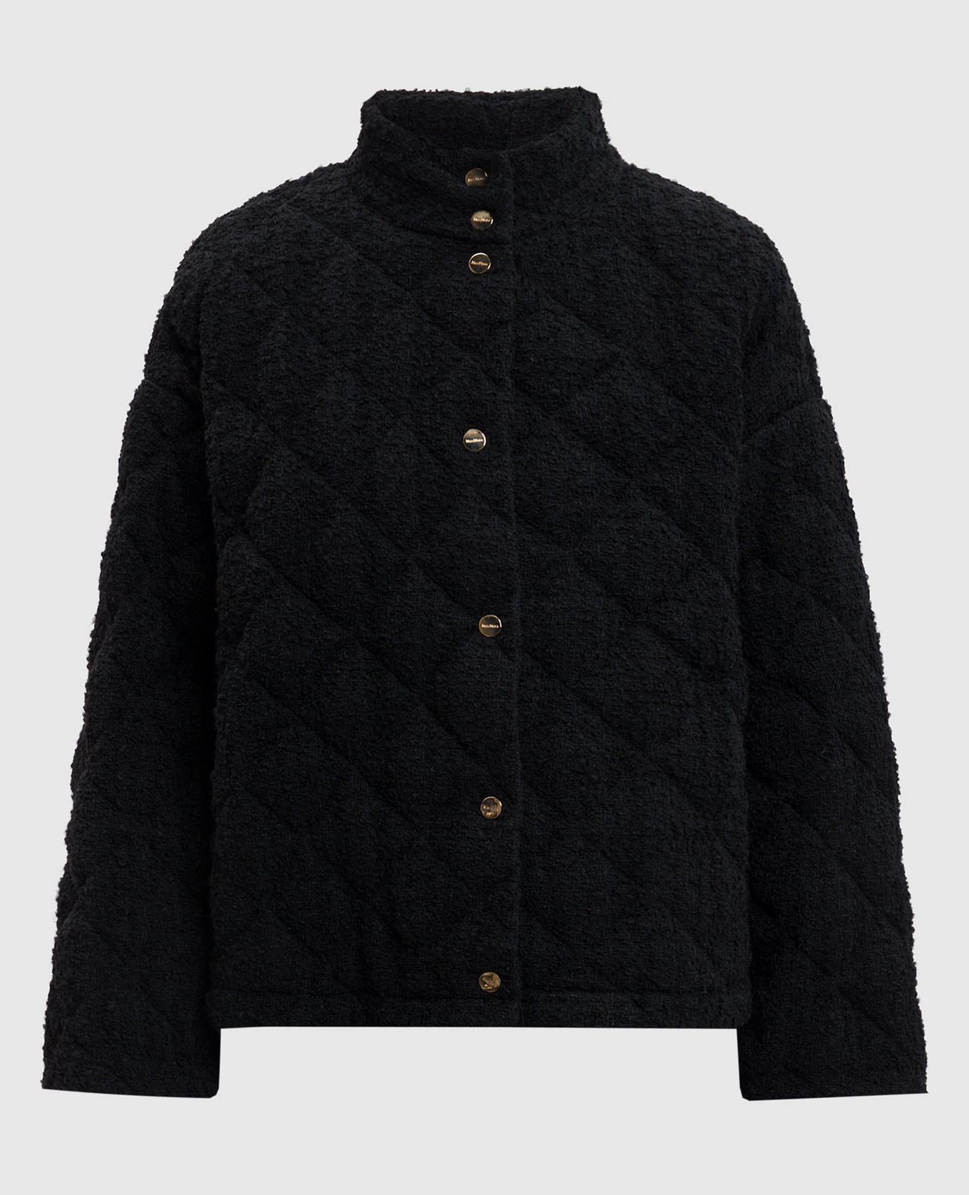 

CERCHIO black tweed down jacket with wool Max Mara