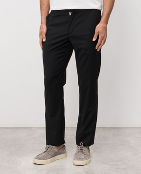 Castangia dal 1850 Black wool pants GDPCA10S26