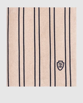 Brunello Cucinelli Beige striped terry towel MLSPUBS01