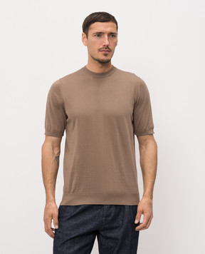 Cashmere&Whiskey Brown T-shirt MB003