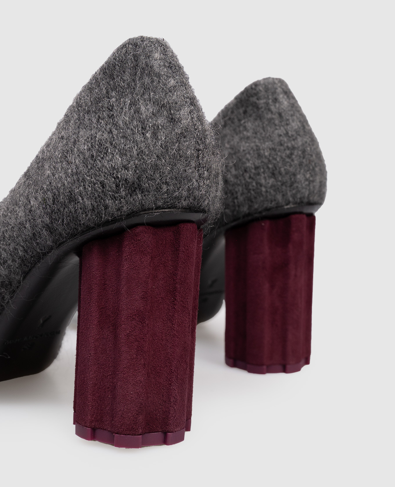 

Gray wool shoes Ami Paris, Grey