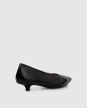 Marsell Black leather glossy shoes Spino MW8730P041