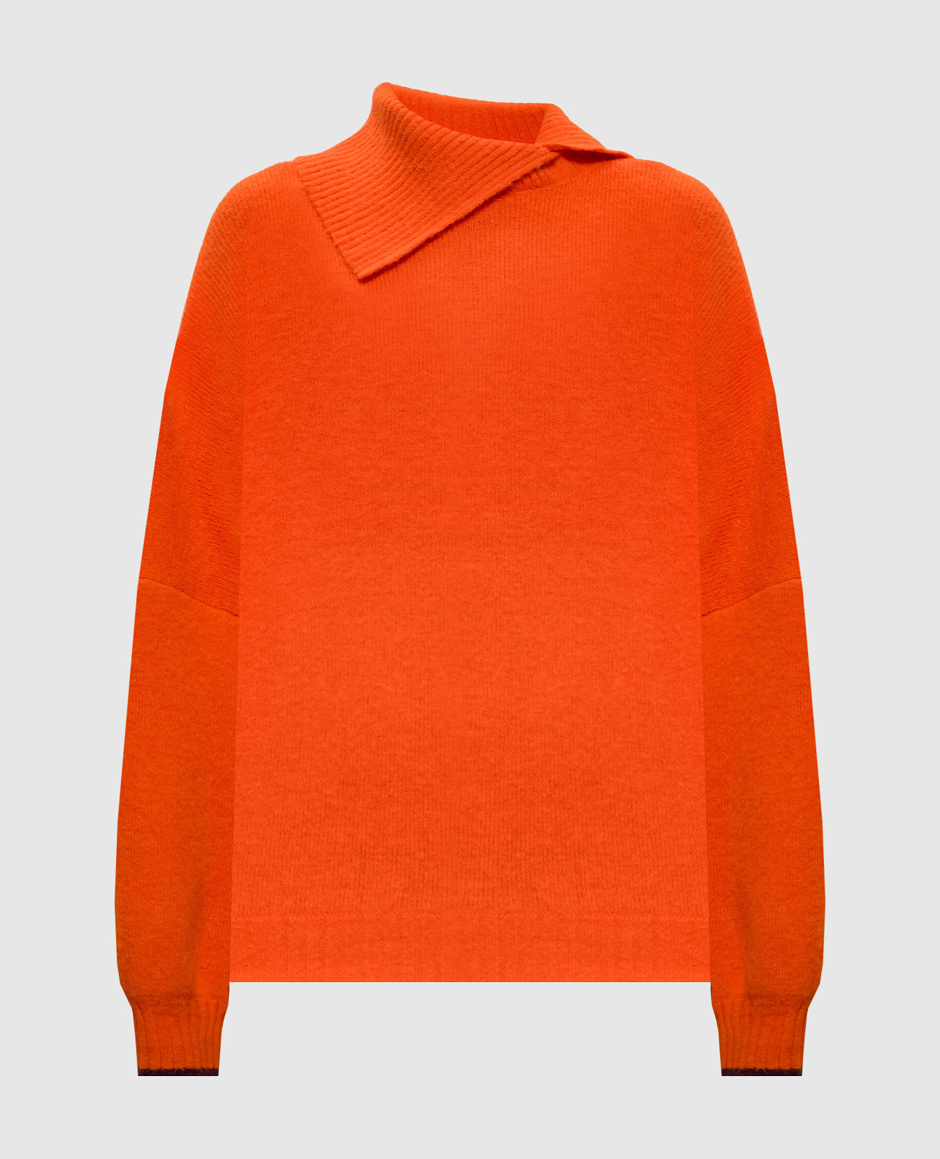 

Orange sweater with wool Twinset