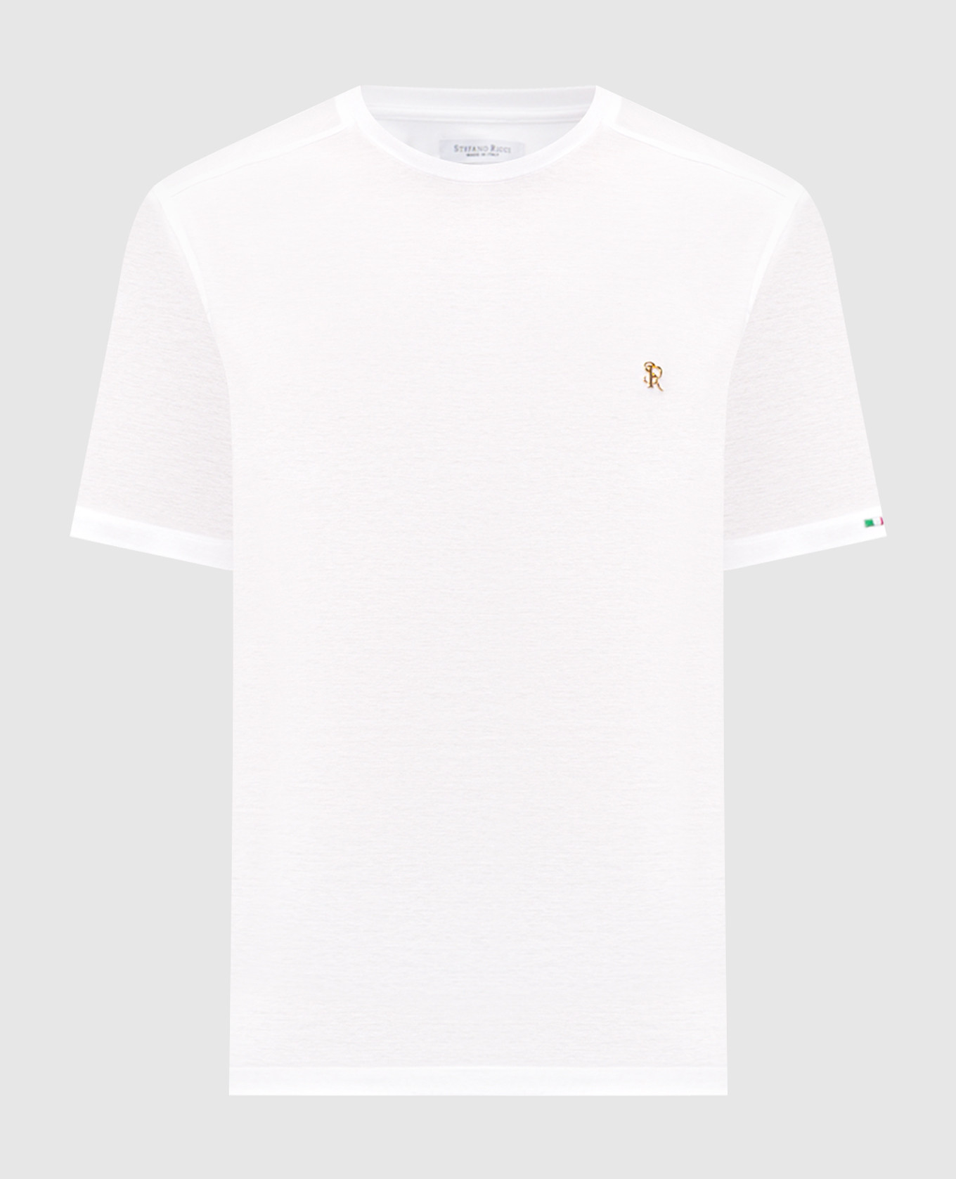 White T-shirt with monogram