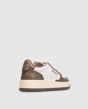 AUTRY White leather sneakers MEDALIST AULWWB68