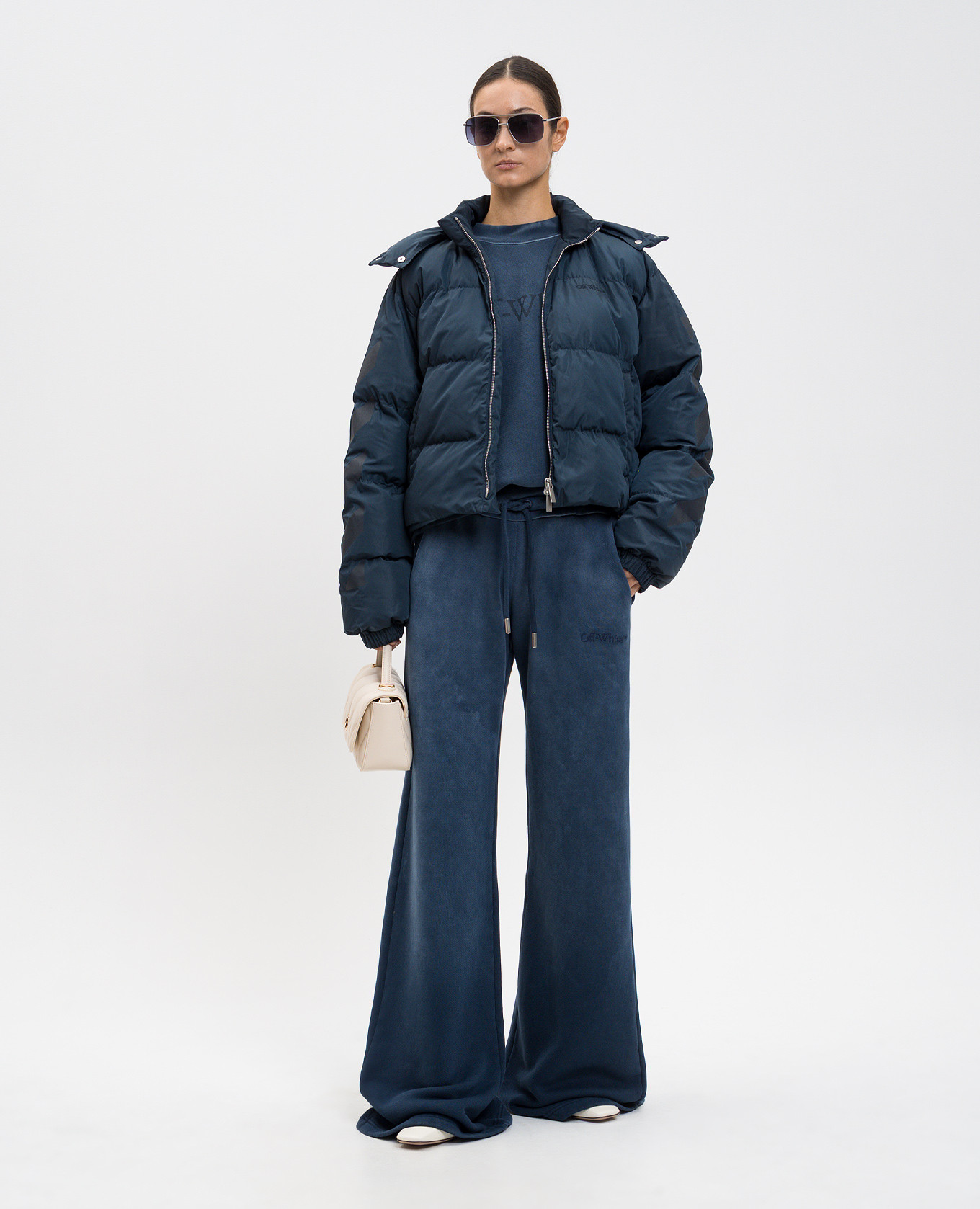 

Blue sweatshirt with logo Off-White