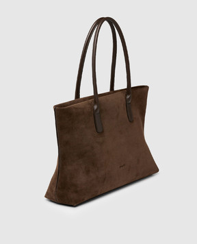 Marsell Dipona brown suede tote bag MB0501P024