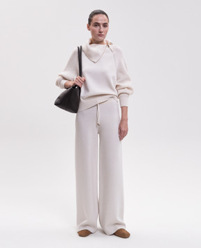 Agnona Ivory cashmere sweater K2120581K080Q