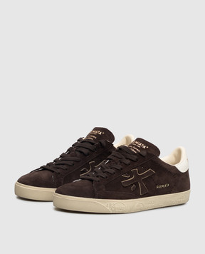 Premiata Brown suede Steven sneakers STEVEN