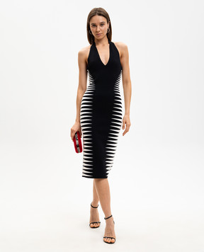 Herve Leger Amaris black dress 46CBI8566908