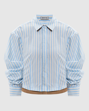 Simkhai Blue striped shirt 1262238SS