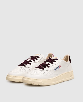 AUTRY White leather sneakers MEDALIST AULWVZ01