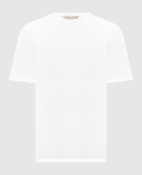 Cashmere&Whiskey White T-shirt with logo print TSHIRT