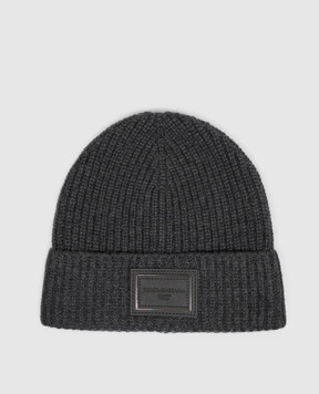 Dolce&Gabbana Gray cashmere hat GX66KTJBW2X