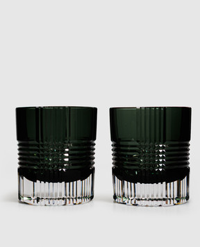 Artel Set of green Viden crystal glasses G212VID1SM