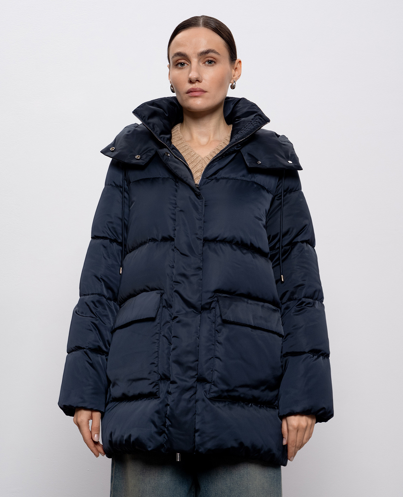 Blue down jacket Peserico 3