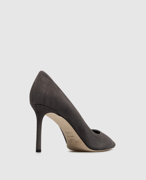 Jimmy Choo Romy gray suede shoes ROMY85KDU