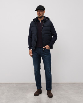 Stefano Ricci Blue jeans with a worn effect MST53B1050T0202