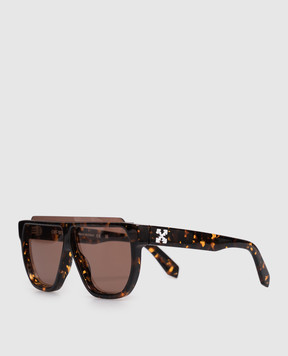 Off-White Earth brown sunglasses OW10496064133