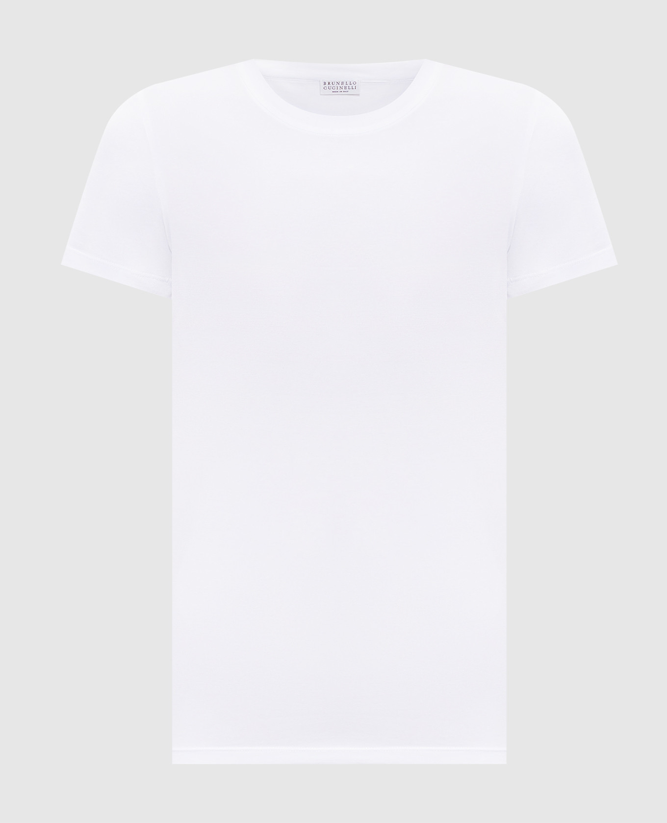 White T-shirt with a monil chain