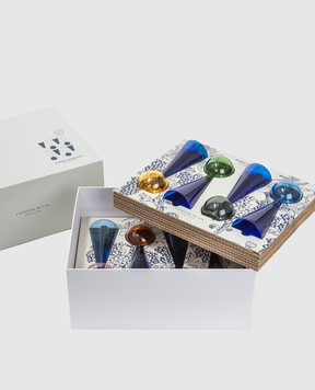 L`atelier du vin Set of 8 Bubbles Celebration Champagne Glasses 081661