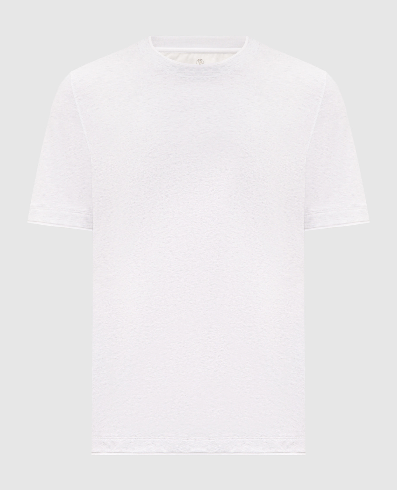 Grey straight-cut T-shirt