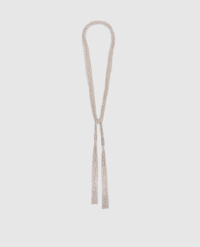 Peserico Silver necklace with monil chain A35526C0CC912