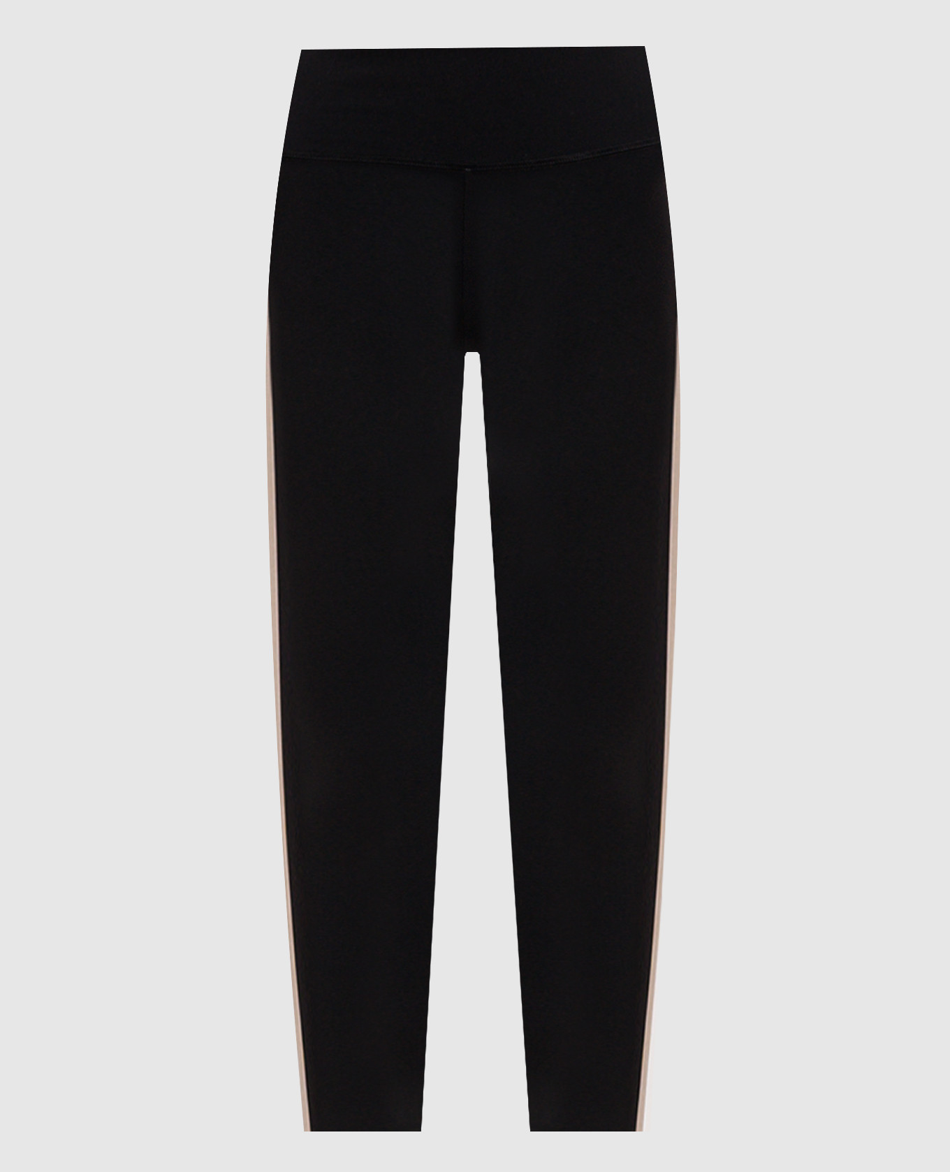 Leggings noirs avec ruban griffé