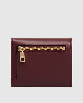 Dolce&Gabbana Burgundy leather wallet with logo BI0770A9S25