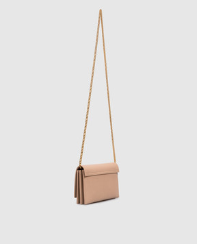 Valentino Beige leather bag with emblem 8W2P0AT7SNP