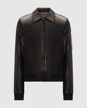 Juun.j Black leather jacket JC693ZP005