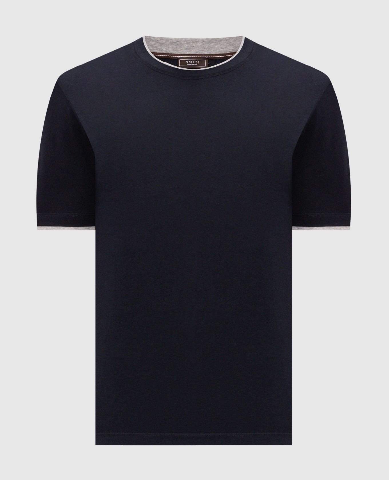 Blue t-shirt with logo print
