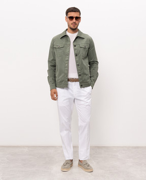 Stefano Ricci Green jacket with emblem MFJ5200280T209PT