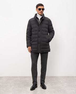 MooRER ANTON gray wool pants ANTONFSR