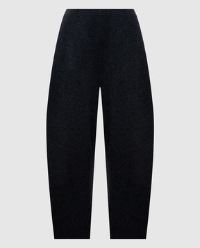 BOBOUTIC Gray wool and cashmere pants 5136