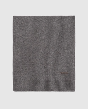 Stefano Ricci Gray cashmere scarf K202022SCIF26391