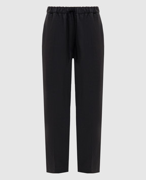 Maison Margiela MM6 Black pants with wool S52KA0485M36006