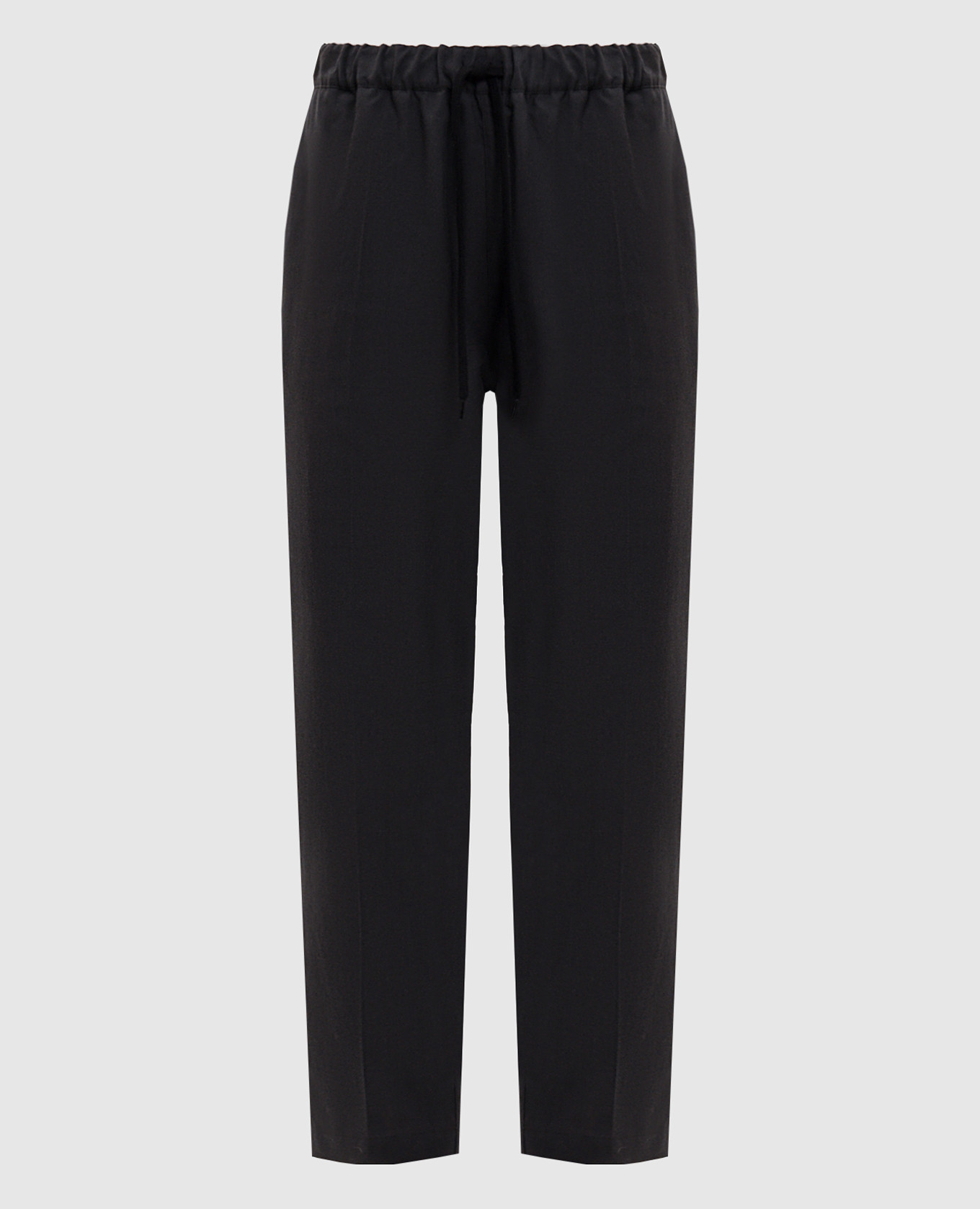 Pantaloni neri con lana