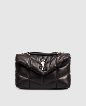 Saint Laurent Black leather bag with emblem 7593371EL00