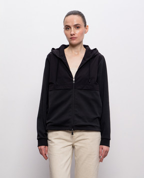 Herno Black combination sports jacket MAESTRO JC000100D56031