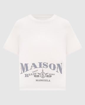Maison Margiela MM6 White T-shirt with print SH0GC0075M20050