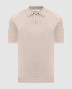 Cashmere&Whiskey Beige polo with silk M54251031