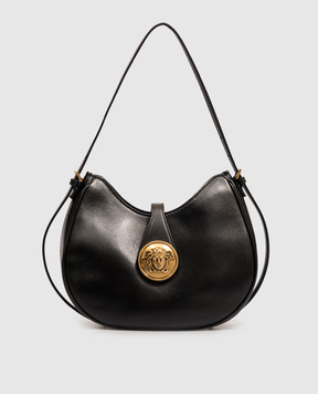 Versace Emblème black leather bag 10261991A17449