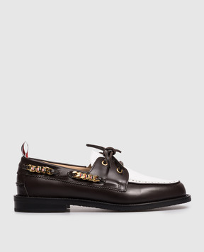 Thom Browne Brown leather derby shoes FFF190D06764