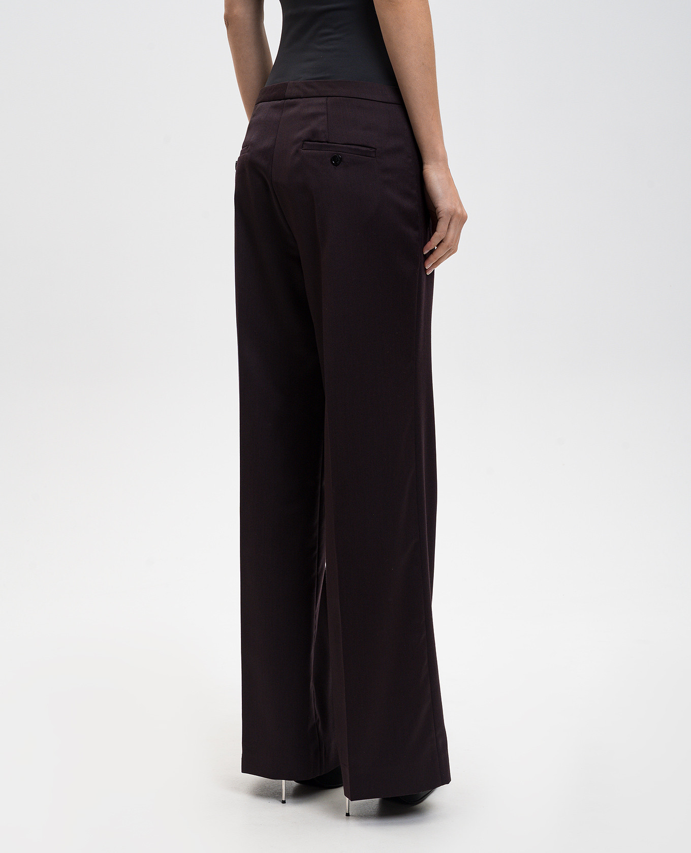 Purple wool pants Magda Butrym 3