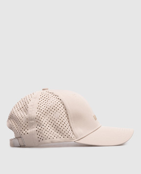 Mackage Beige cap with textured logo ANDERSONMSH