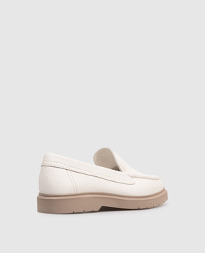 Brunello Cucinelli White leather loafers MZDKG3255