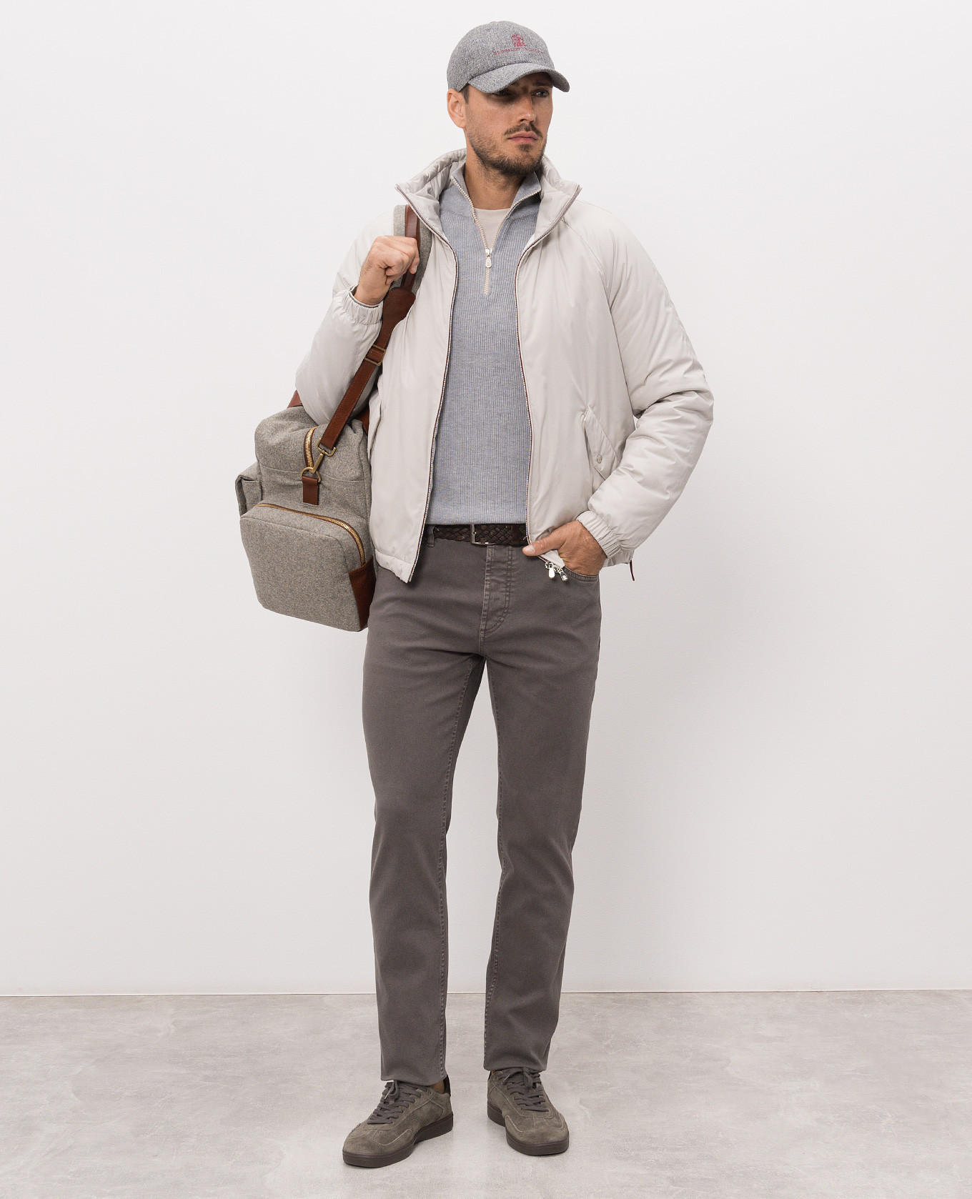 Gray jeans Brunello Cucinelli 2