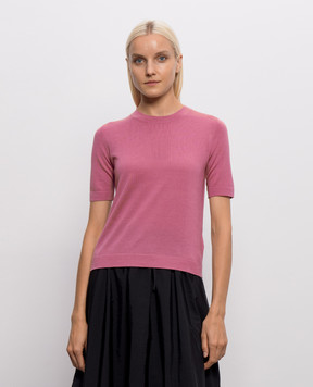 Max Mara Weekend Pink TAPIOCA top made of wool, silk and cashmere WKDTAPIOCA