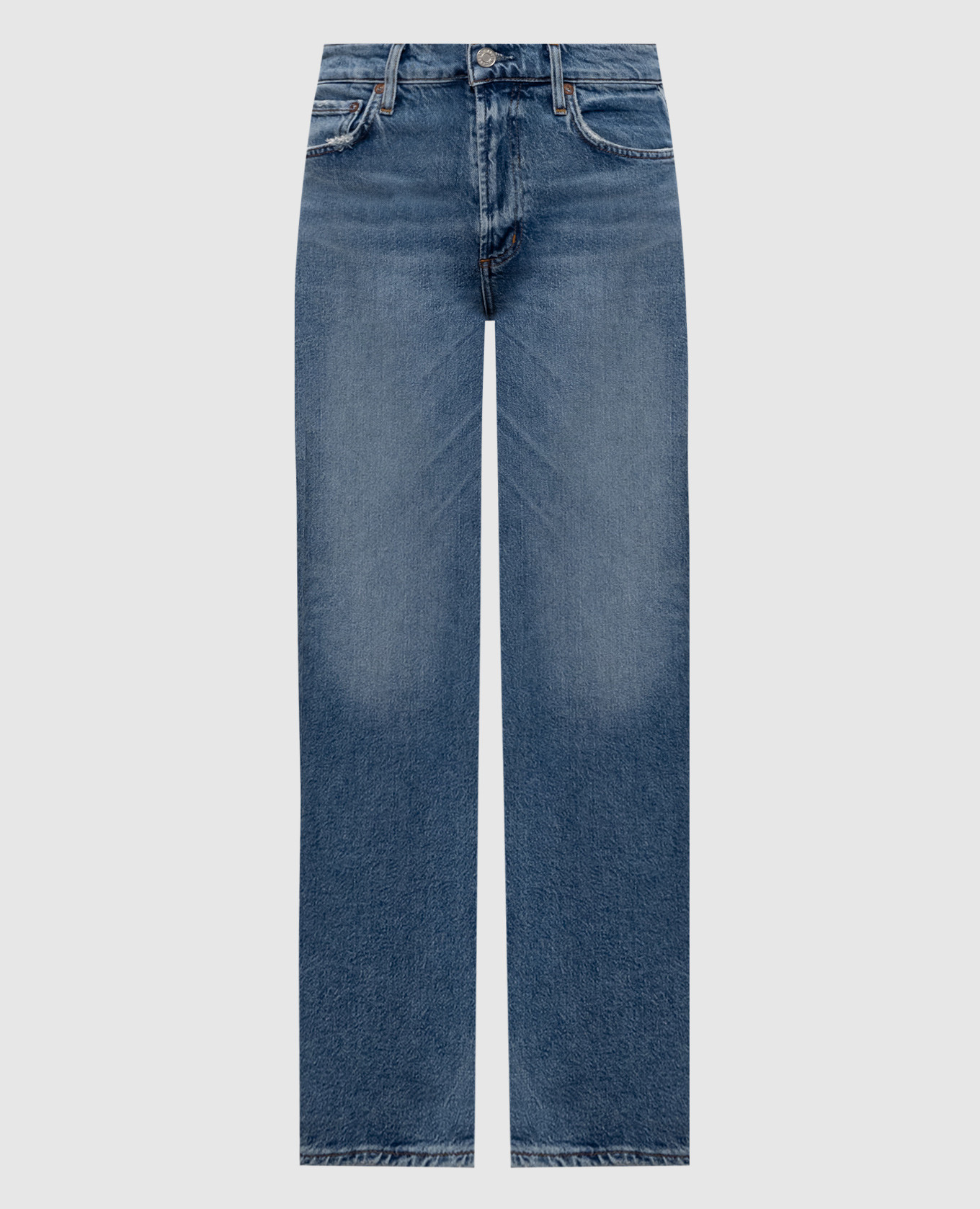Ren blue jeans with a faded effect